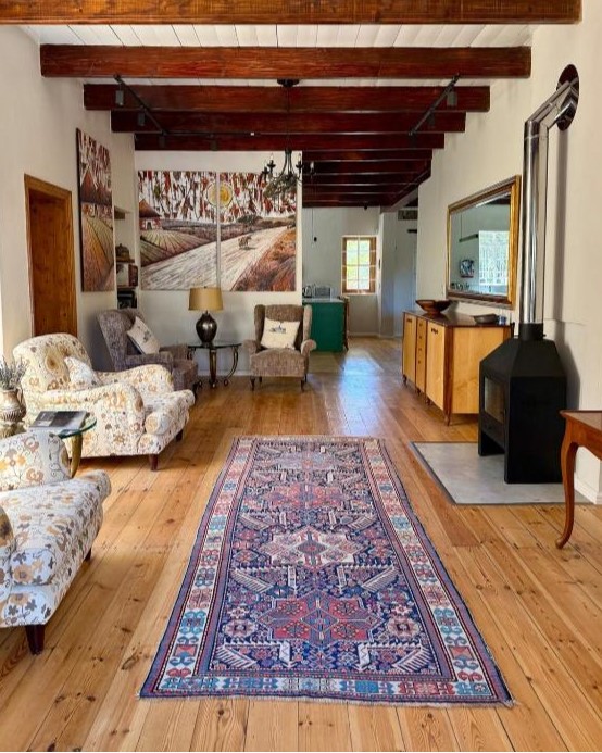 Upmarket farm-style interior
